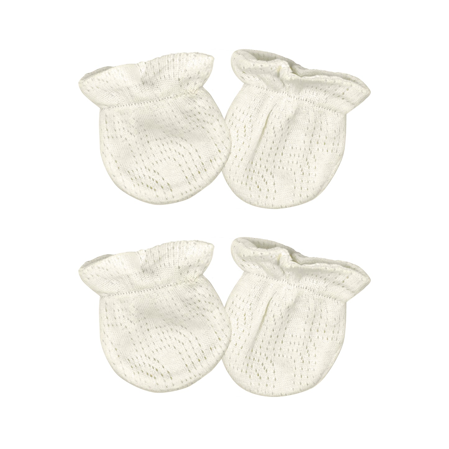 BABY SIGNATURE POINTELLE MITTENS