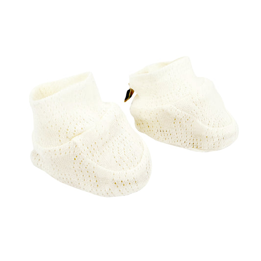 嬰兒有機棉配飾 - r標誌性印花腳套