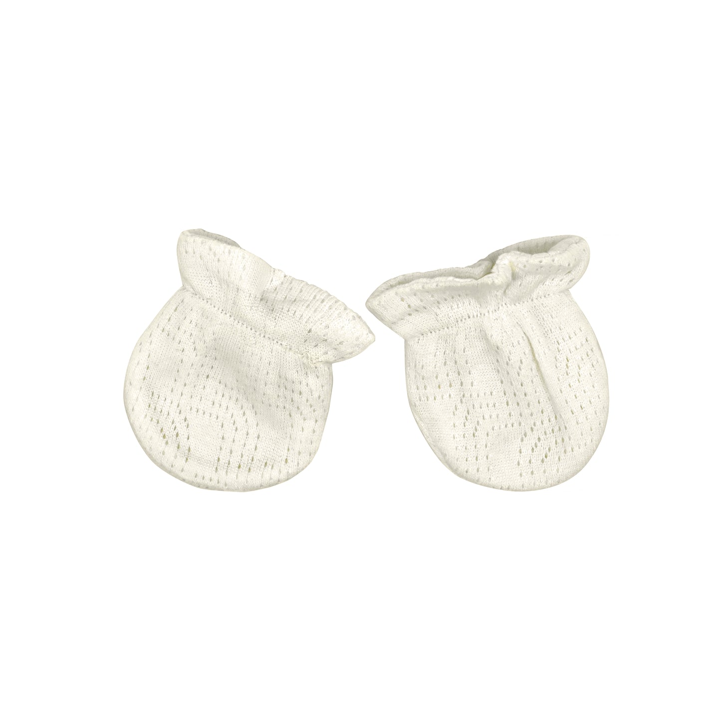 BABY SIGNATURE POINTELLE MITTENS