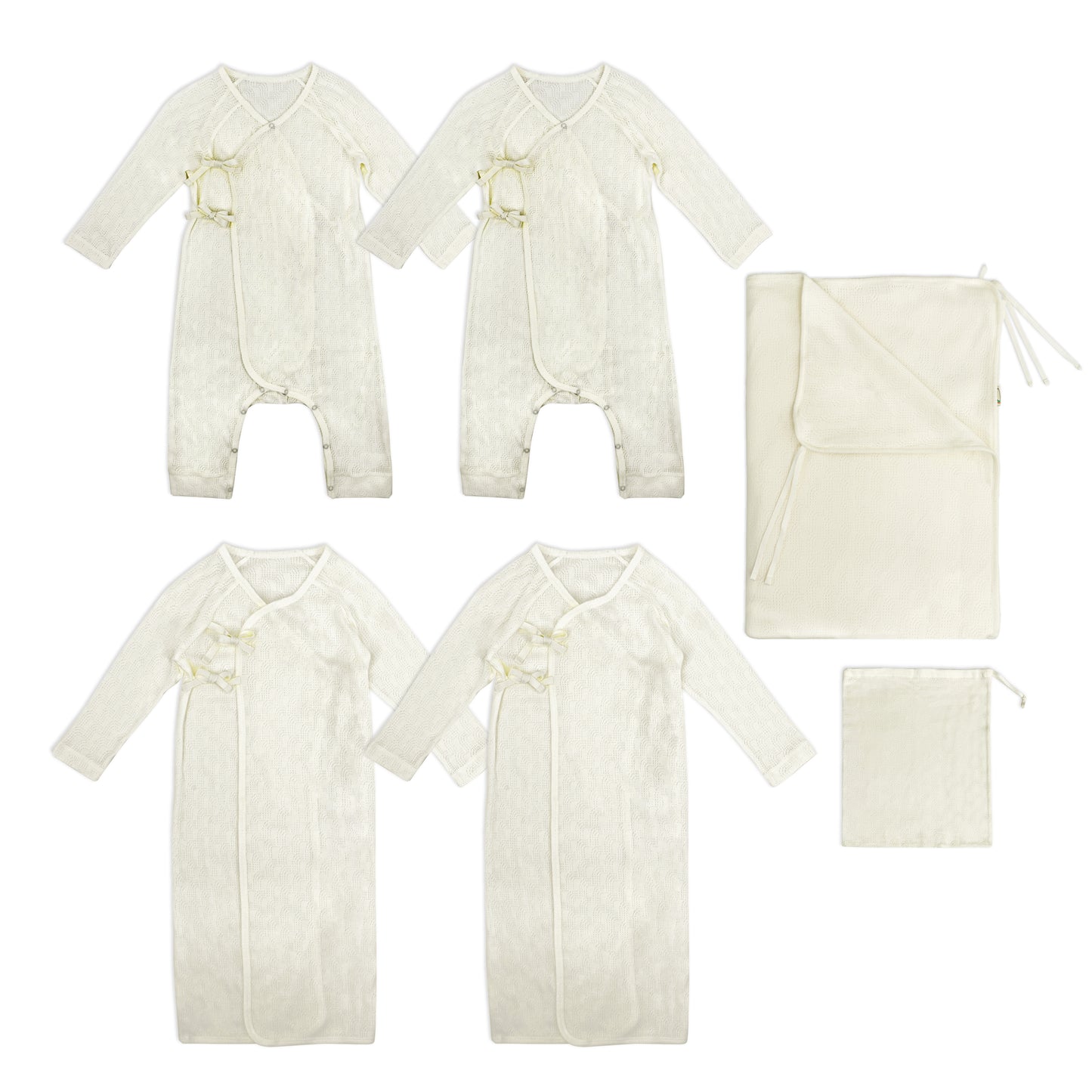 BABY SIGNATURE SINGLE LAYER POINTELLE LUXURY SET A WITH GIFTBOX