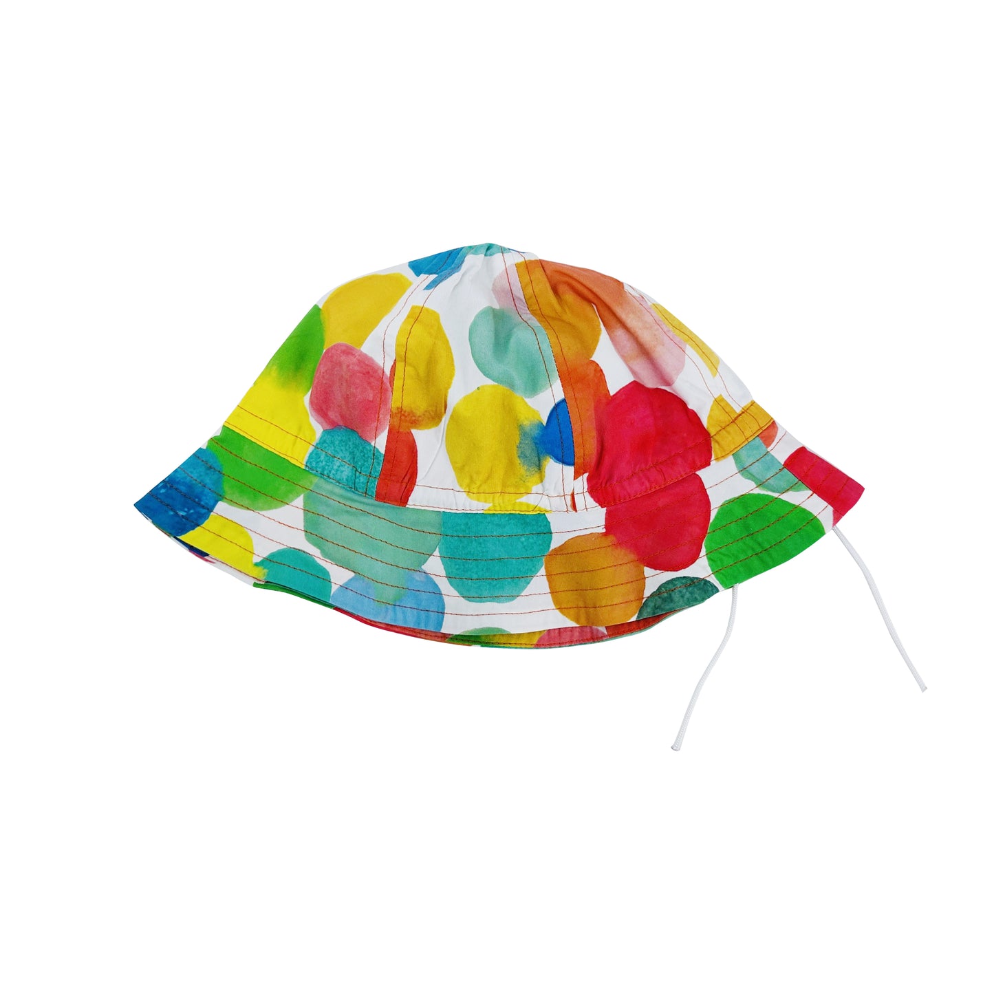 KIDS/WOMEN'S RAINBOW SPOT PRINT BUCKET HAT