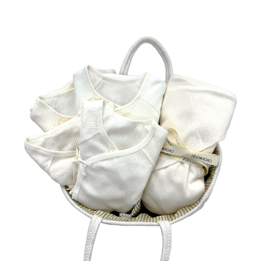 BABY SIGNATURE SINGLE LAYER POINTELLE LUXURY SET A WITH BASKET
