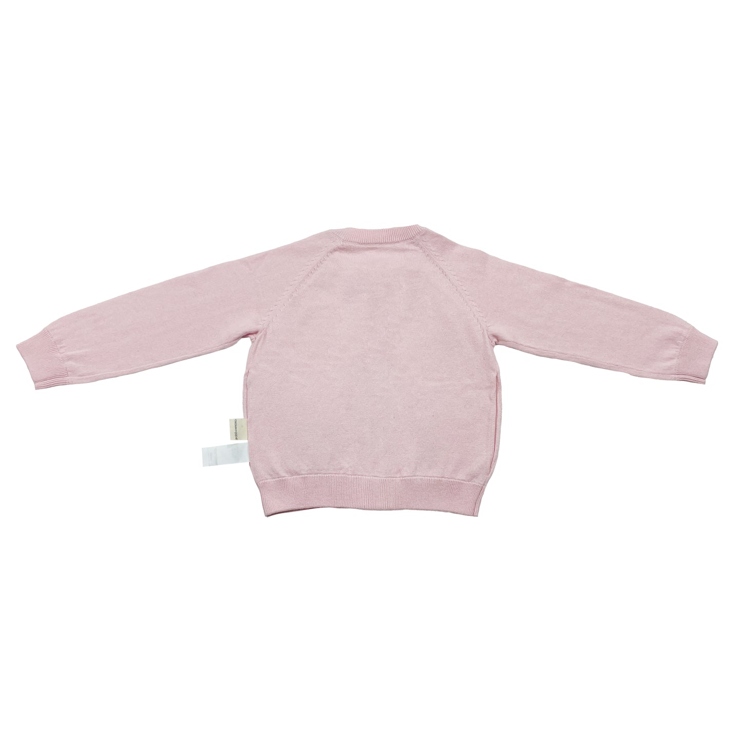 童裝BB衫/女童裝有機棉 - 粉紅色猫頭鷹圖案羊絨混棉拉鍊外套