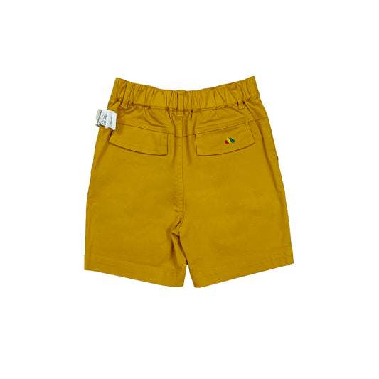 童裝 - 黃色橡筋腰短褲