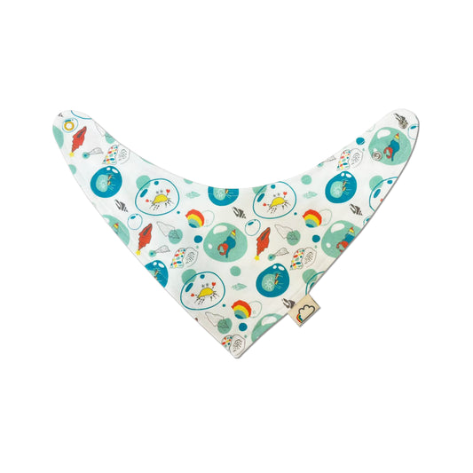 BABY CRABSHELL PRINT BIB