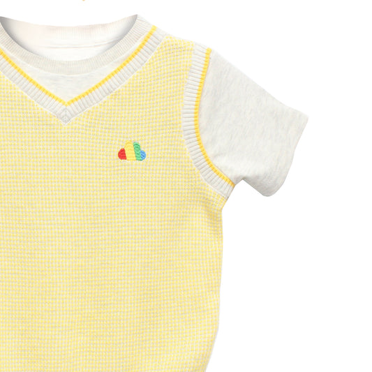 KIDS YELLOW T-SHIRT VEST