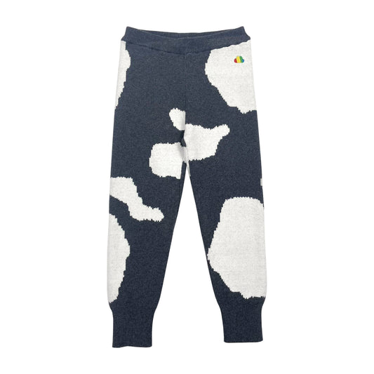 KIDS DOTS PRINT KNITTED PANTS