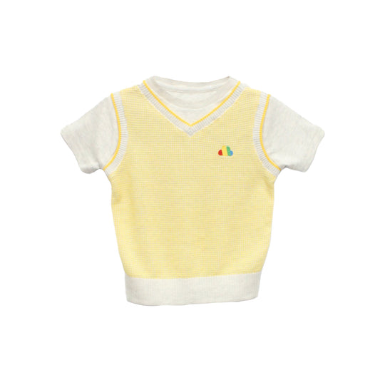 KIDS YELLOW T-SHIRT VEST